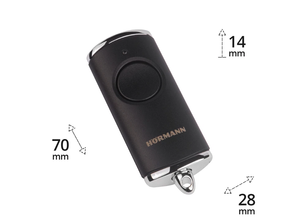 Hörmann HSE1 BS Schwarz Matt 1-Befehl Handsender BiSecur 868 Mhz 4511730 - Bild 2 von 4