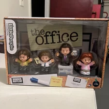 Fisher Price Little People THE OFFICE  Set Pam Michael Dwight Jim Collector NIB
