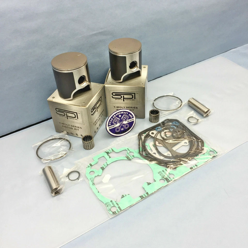 72mm STD SPI Single Ring Pistons Gaskets 2005-2008 Ski-Doo 600 HO SDI MXZ GSX - Image 3 of 4