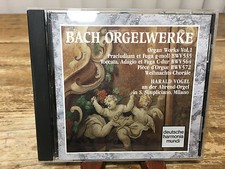 054727720222 Bach Orgelwerke Johann Sebastian 1685-1750 Audio CD Music Classical
