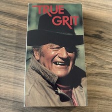TRUE GRIT (VHS, 1989) John Wayne, Glen Campbell, Kim Darby, Western