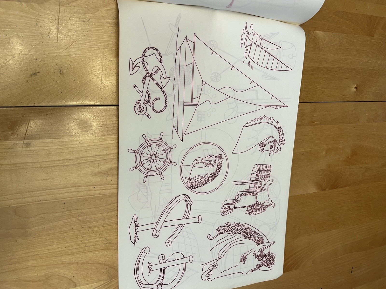 Tri Chem Liquid Embroidery Sports  Hot Iron On Transfer Book 0671 Retro