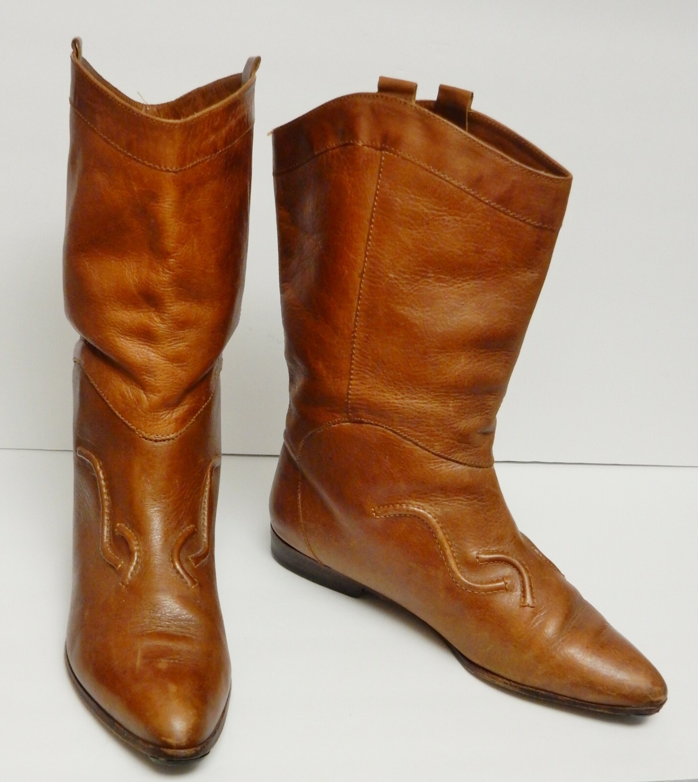UNISA Vintage Leather Boots Western 