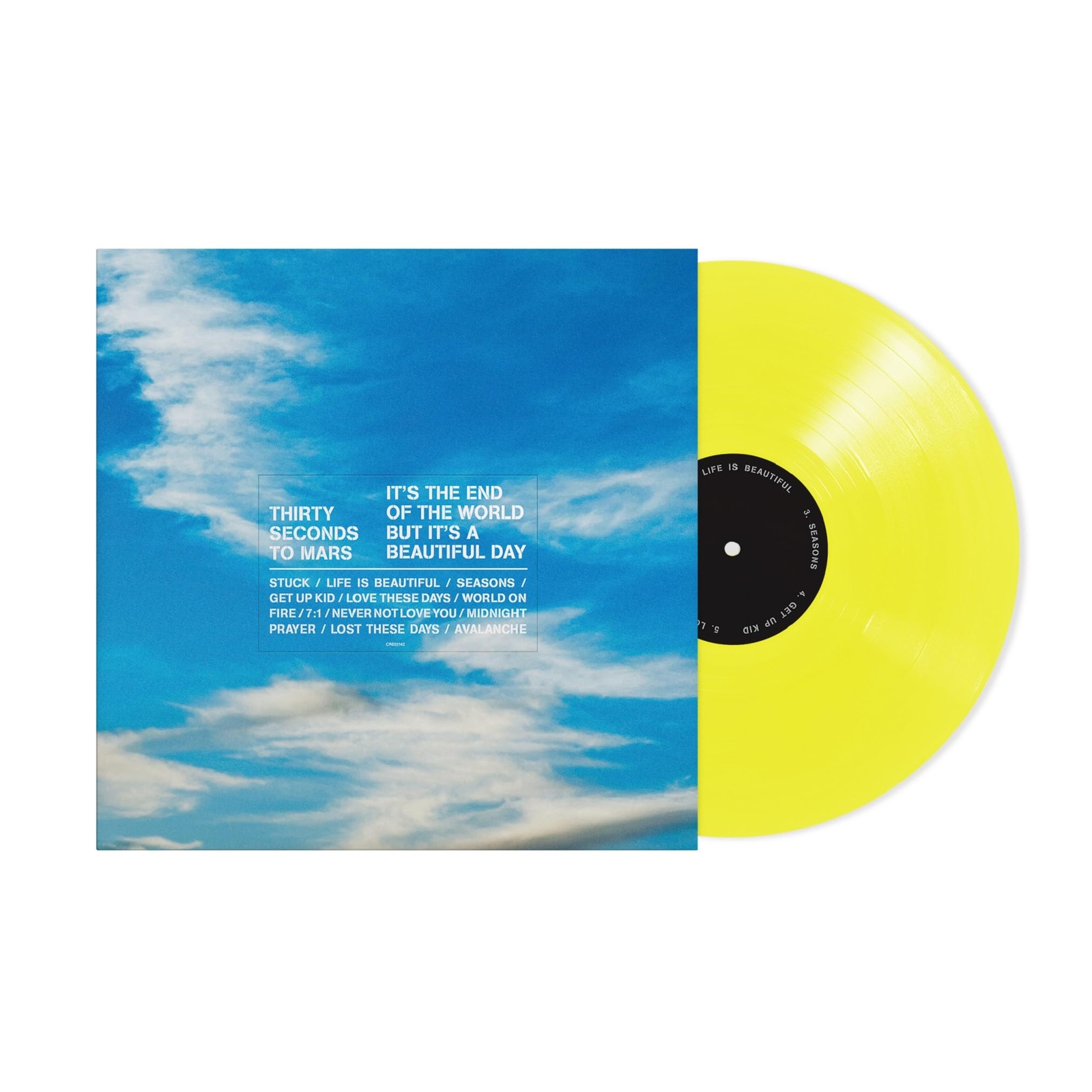 thirty seconds to ma it's the end of the world but it's a beautiful d (Vinyl LP)