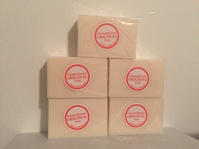 5 x Original Pure Glutathione Skin Whitening, Lightening, Bleaching Soap