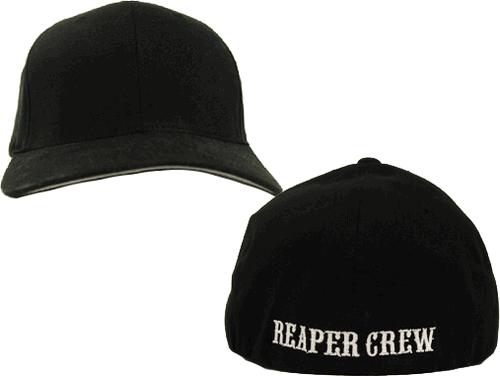Knit Hat Cap Sons of Anarchy Samcro Reaper Soft Cap for Unisex Black Cap