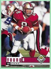 1998 Upper Deck Choice Football Steve Young #163 San Francisco 49ers👍