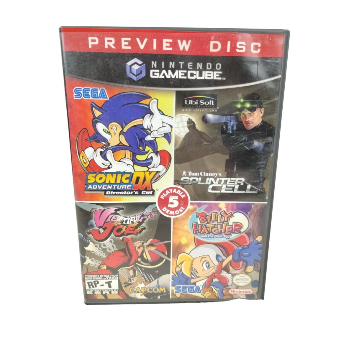 Nintendo GameCube Preview Disc Complete | Sonic Zelda Splinter