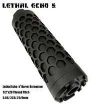 LETHAL ECHO 5"  Muzzle Brake | Barrel extention 1/2*28 GBB AEG