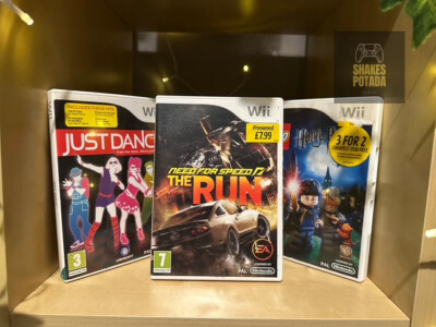 Need for Speed: The Run, Harry Potter und Just Dance Wii