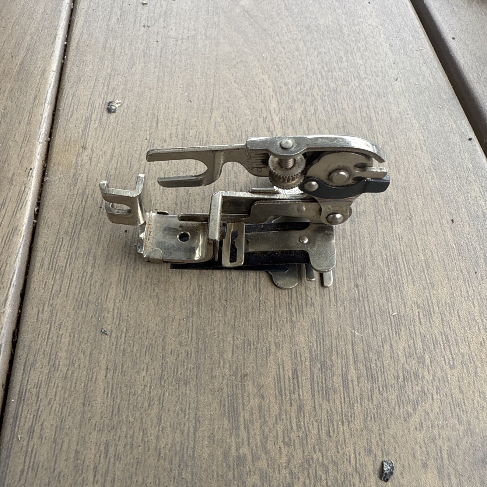 Antique Singer Sewing 1889 Oak Puzzle Styling Box with Attachments