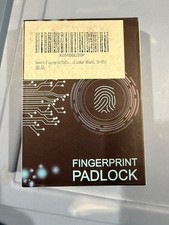 Fingerprint Padlock, Locker Lock, Smart Pad Lock