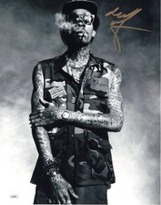 Wiz Khalifa signed 11x14 Photo Rapper Rap JSA Authentication