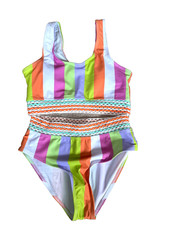 Girls Two-piece Swim Suit. Size M/L NWT Original packaging