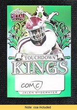 2022 Leaf Metal Draft Touchdown Kings Auto 1/1 Jalen Wydermyer #TK-JW1 4z8