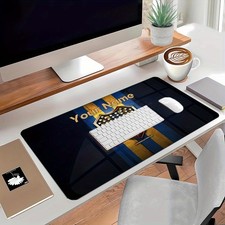 40 90cmCustomizable Football-Themed Non-Slip Rubber Mouse Pad - Personalized Nam