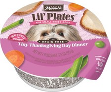 Merrick Lil’ Plates 3.5 Ounce (Pack of 12), Tiny Thanksgiving Day Dinner  17.63 per gallon