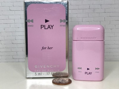 Givenchy Play for Her MINI Perfume Eau de Parfum Dabber 0.17 fl oz/ 5 ml NEW NIB