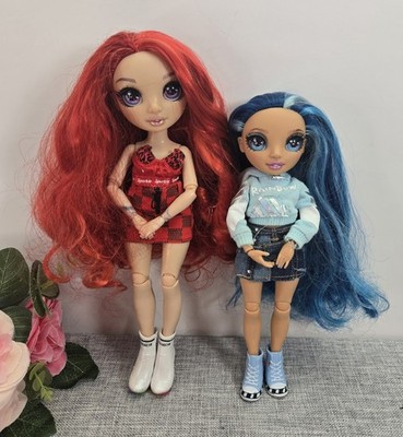 Set Of 2 Rainbow Fashion Dolls, High Skyler Bradshaw & High Ruby Anderson