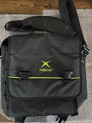 Original Xbox Console Official Storage Carrying Case Messenger Bag - Authentic