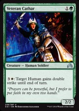 Veteran Cathar~Shadows Over Innistrad~Near Mint, German
