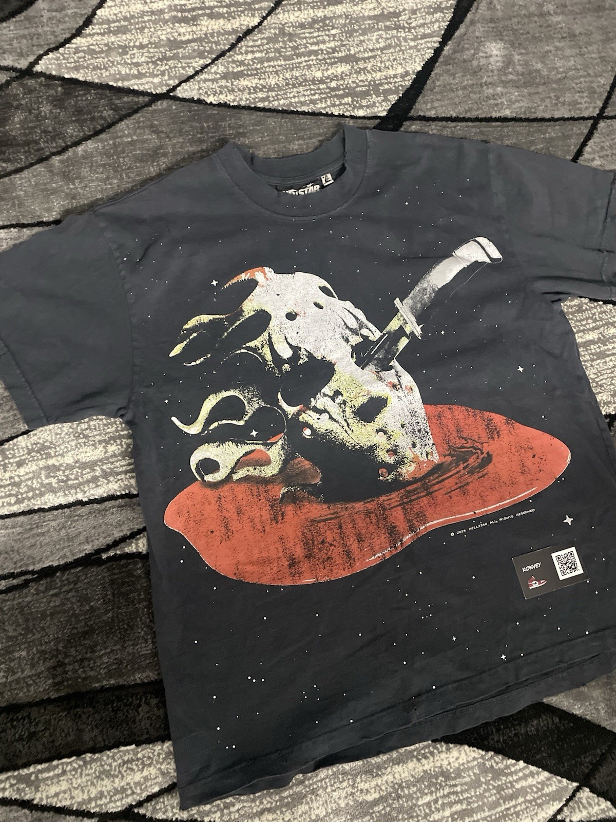 Used 100% Authentic Hellstar Killer Jason Mask Bl… - image 2