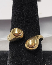 Louise Carter 14K Gold Plated Cascara Ring sz 7