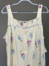 NEW TAGS 90'S CELESTIAL DREAMS BY KOMAR COTTON KNIT LONG XL NIGHTGOWN