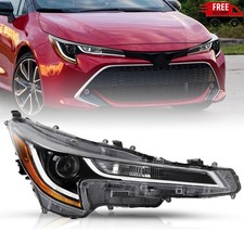 Right Passenger Side LED Headlight for 2020 2021 2022 Toyota Corolla L / LE