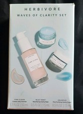 Herbivore Waves of Clarity Set Pink Cloud Cleanser  Blue Tansy Mask 3pc