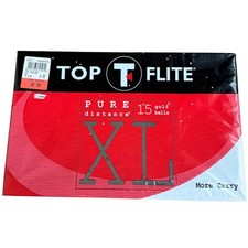 Top Flite XL pure distance vintage golf balls NIB New LOT 15