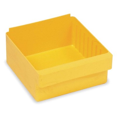 QUANTUM STORAGE SYSTEMS QED701YL Drawer Bin,Yellow,Polystyrene,4 5/8 in 2KWB6