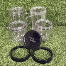 Magic Bullet Food Processor/Blender Model MB1001 Repl Set Of 4 Cups