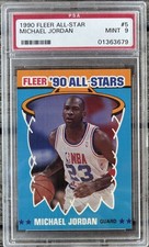 1990-91 Fleer - All-Stars Michael Jordan #5 PSA 9 MINT