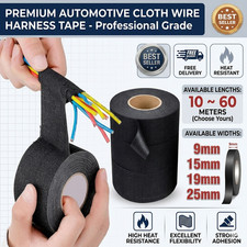 Automotive Cloth Tape Heat Resistant Electrical Wire Harness Insulation