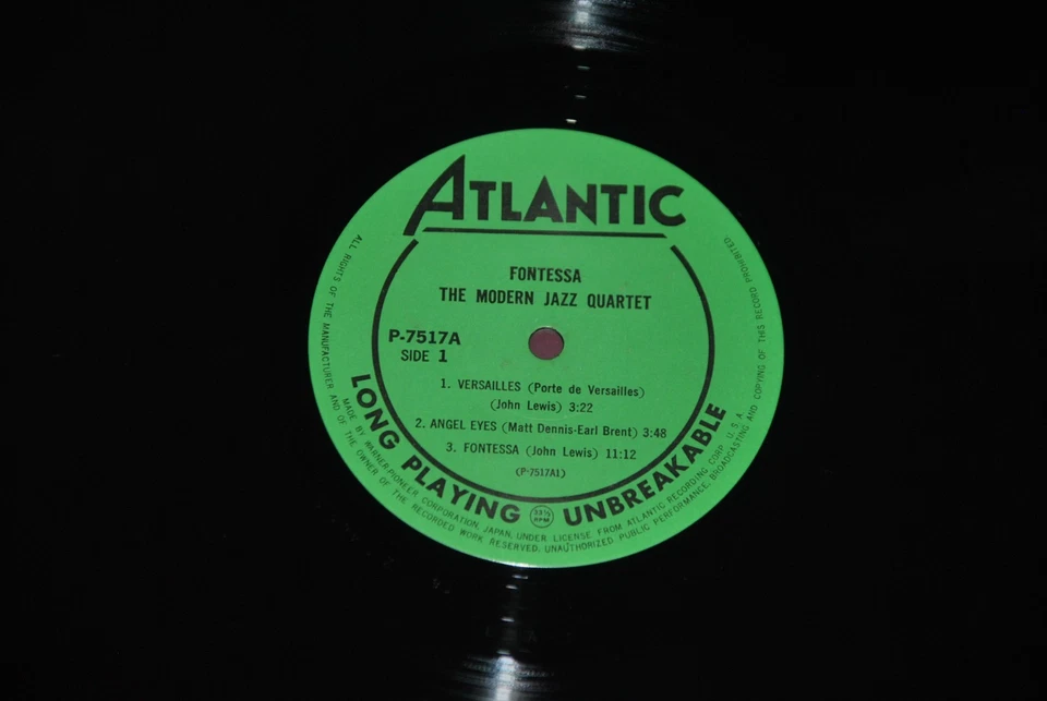 MODERN JAZZ QUARTET - FONTESSA - ATLANTIC P-7517A 1976 - LP JAPAN OBI NM - Image 2 of 2