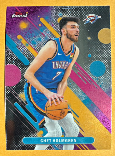 Chet Holmgren – 2025-26 Topps Finest Basketball · Base Common #68 Chet Holmgren