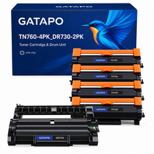 TN760-4PK Toner Cartridges DR730-2PK Drum for DCP-L2550DW HL-L2395DW MFC-L271