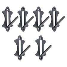 6 Pieces Deer Skull Wall Hanger Skull Hanger for Game Animals European Indoor