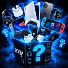 Lotto misterioso elettronica/tech con accessori: console, smartphone, cuffie