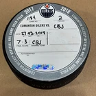 2018 Connor McDavid First 40th Goal Official NHL Edmonton Oilers Game Used Puck