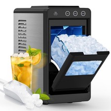 Ice Maker Countertop, Portable Ice Machine with Self-Cleaning, 26Lbs/24Hrs, 8...