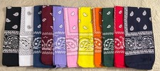 Bandana Set of 11 Multicolor Cotton