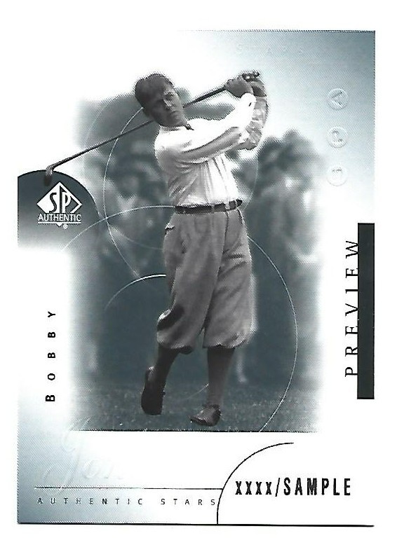 Bobby Jones - 2001 SP Authentic Golf Preview - #39 - /SAMPLE