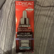Loreal Revitalift Derm Intensives 1.5% Pure Hyaluronic Acid Plumping Serum 1oz