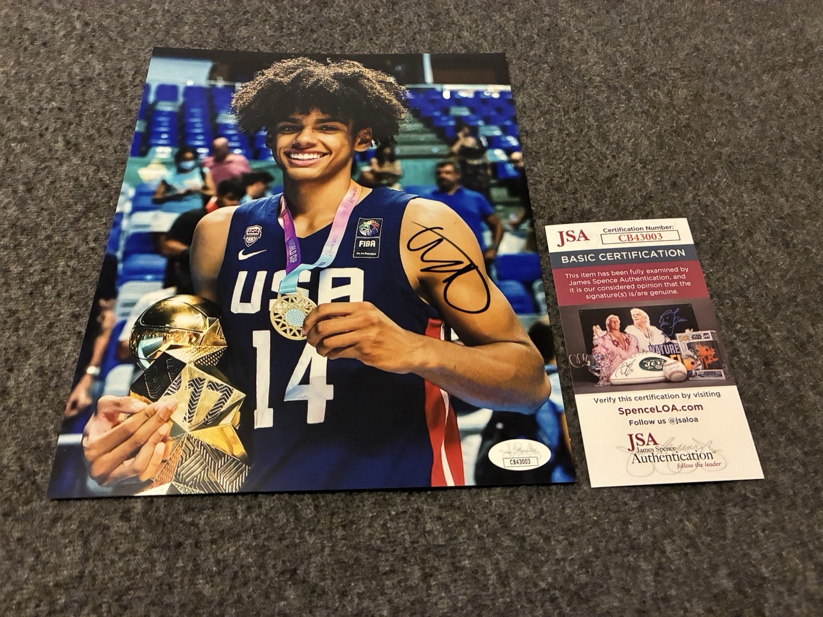 Asa Newell Autographed Signed Georgia Bulldogs 8x10 Photo Jsa 