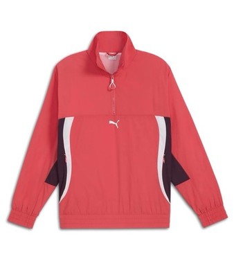 PUMA Cellerator Womens Lightweight Track Jacket, Cherry Pink/Red/Purple, XL, NWT