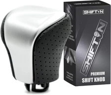 Black Leather Gear Shifter Shift Knob for Lexus LS-460 LS-600h LS600 2013-2017