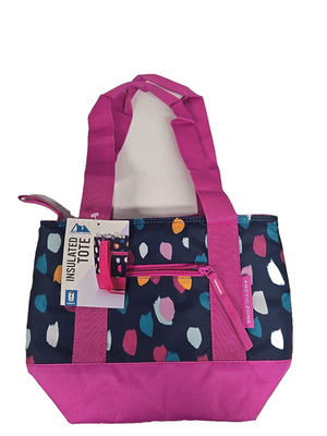 Arctic Zone 8 Can Insulated Fashion Tote Front Zipper Pocket New