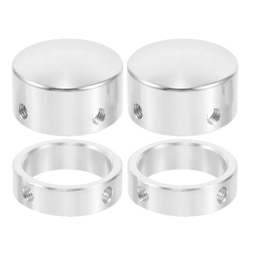 2 Sets Stärke Ausrüstung Griff Abdeckung Lenker Endkappen Aluminiumlegierung Abdeckungen - Bild 9 von 12